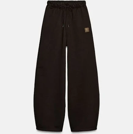 Zara Plush Patch Pants