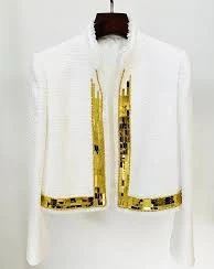 Cleo Beaded Tweed Jacket