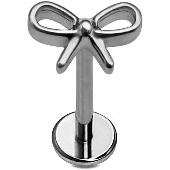 Cords Club Titanium Bow Flat Back StudCords Club Titanium Bow Flat Back Stud