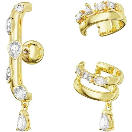 Swarovski Women's Dextera 3-Piece Crystal Ear Cuff Set