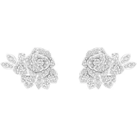 Piaget Rose White Gold Diamond Earrings