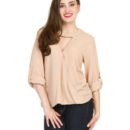 Crossover Top with Cutout Detail