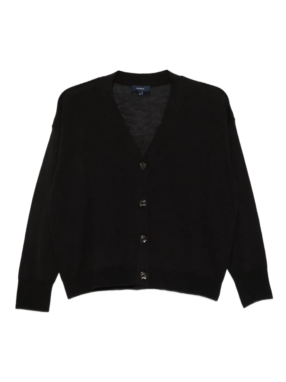 Button Front V-neck Cardigan