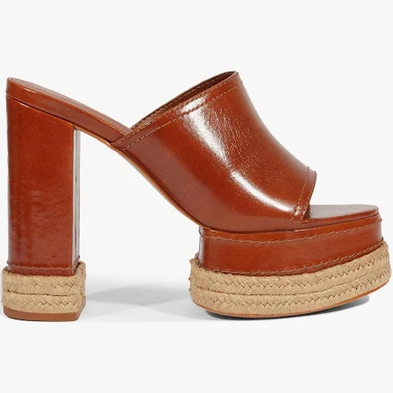 Schutz Women's Darah Rope Platform Block Heel Sandals