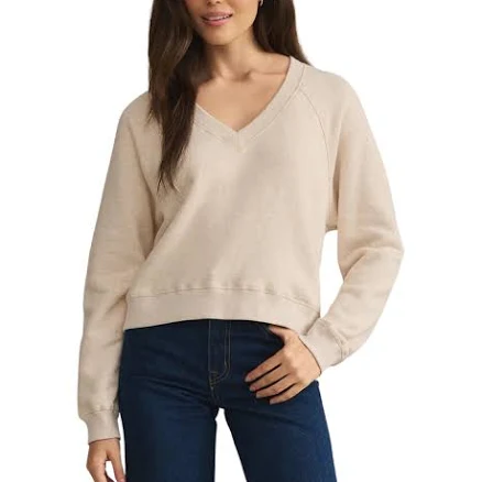 V-Neck Sweatshirt L