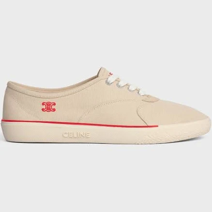 CELINE Alan Sneaker in Canvas and Suede Calfskin Leather