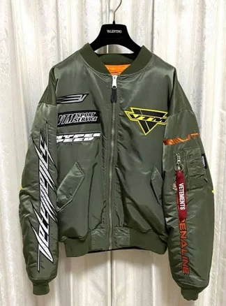 Vetements Racing Logo Bomber Jacket
