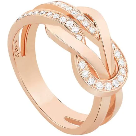 Fred Chance Infinie Ring 18K pink Gold Diamond