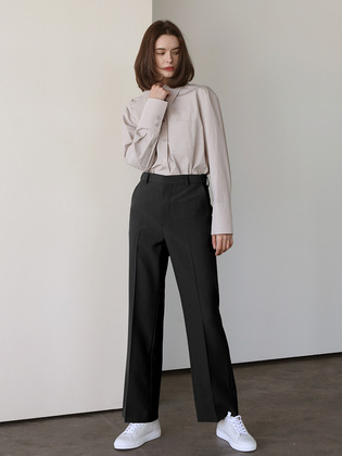 Hidden Banding Straight Pants
