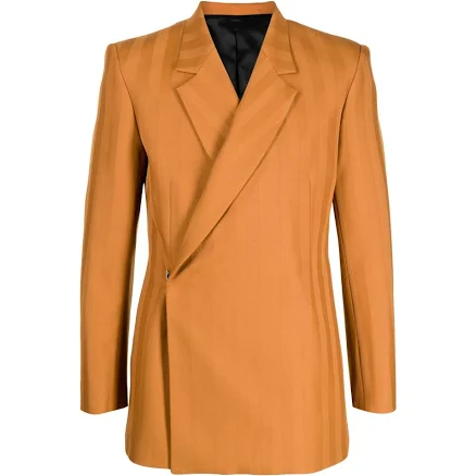 EGONlab. Men's Egonic Striped Double-Breasted Blazer