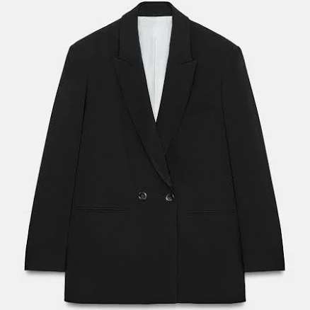 Zara Oversized Double Breasted Blazer