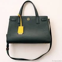 Tony Burch Walker Small Leather Satchel Black New In Original Packaging
