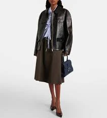 Delvaux Box Calfskin MM Brillant Satchel