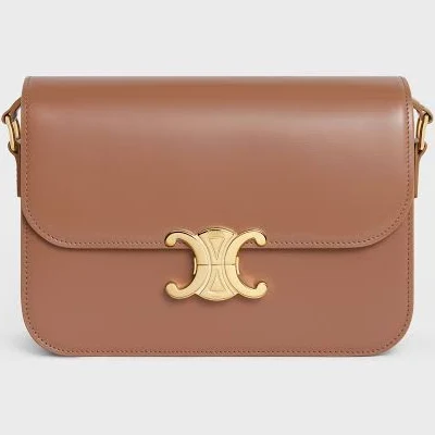CELINE Women's Classique Triomphe Calfskin Leather Bag