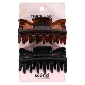Scunci Unbreakable Claw Clips (2 ct)