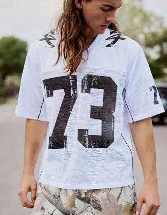 RSQ Men's Mesh Football Jersey