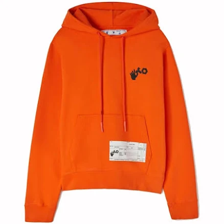 OFF-WHITE x Teenage Engineering Logo Patch Cotton Hoodie