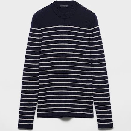 Prada Sweater Man Virgin Wool Striped Crew neck
