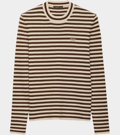 Prada Men's Superfine Wool Crew-neck Sweater