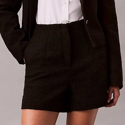 Calvin Klein Women's Tweed Tailored Shorts