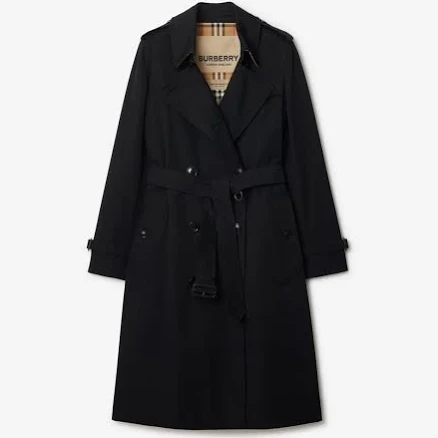 Burberry Long Kensington Heritage Trench Coat , Size: 12
