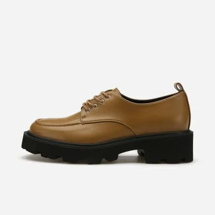 SALT AND CHOCOLATE Chunky Lace-Up Loafers
