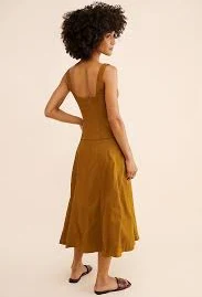 Sleeveless Zip-Front Belted Midi Dress