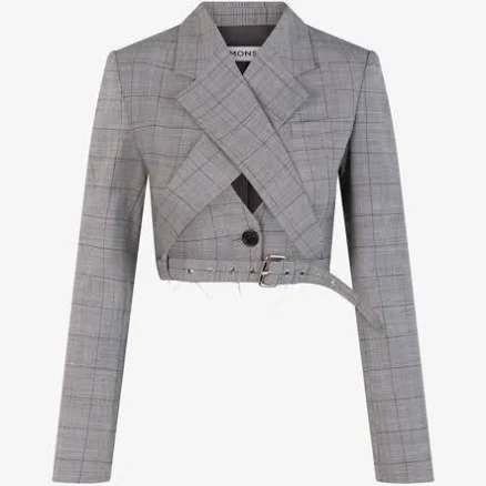 Criss Cross Cropped Jacket