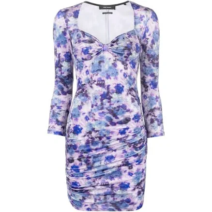 Isabel Marant Étoile Floral-Print Ruched Minidress