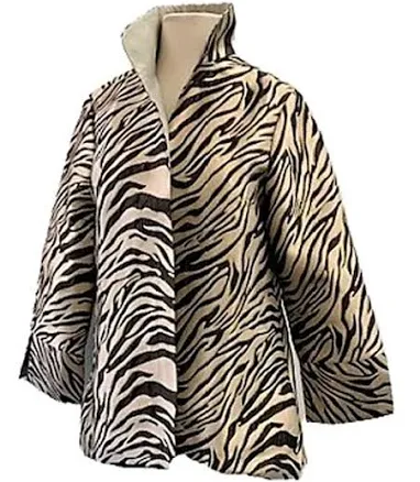 Metallic Zebra Jacket