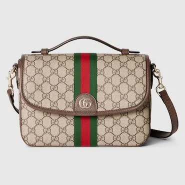 Gucci Ophidia GG Canvas Top Handle Bag