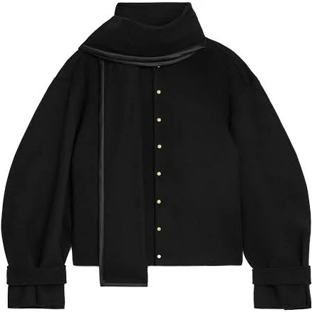 Celine Women's Wool Cloth Scarf Jacket