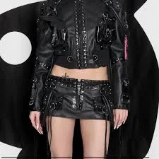 Namilia Playboy Collab Deconstructed Handbag Mini Skirt