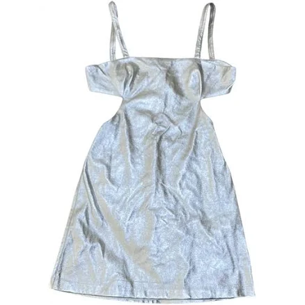 Anna Sui Metallic Cut-Out Dress