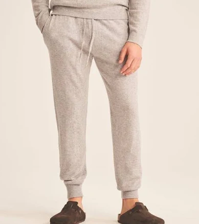 NAADAM Cashmere Sweatpants in Sage, S