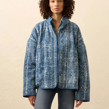Faherty Women's Quilted Patchwork Jacket