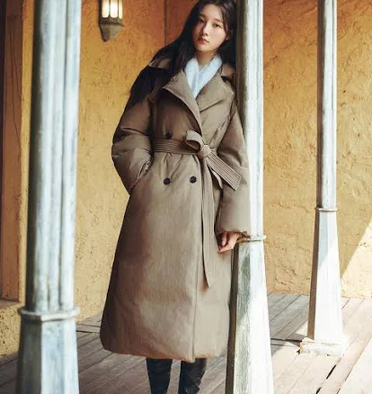 On&on Trench Long Down Coat