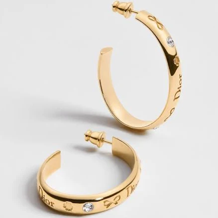 DIOR Women's Trésor Hoop Earrings