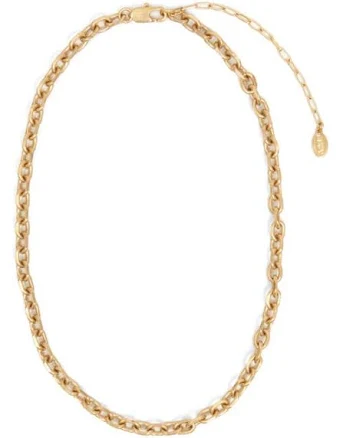 Clare V. Women's Vintage Gold Vermeil Charm Chain Necklace