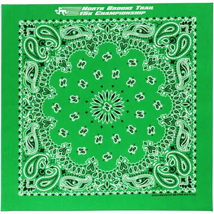 USA Made Paisley Imprinted Bandanas