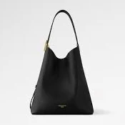 LOUIS VUITTON Lowkey Hobo Size MM Grained Calf Leather Noir M24856