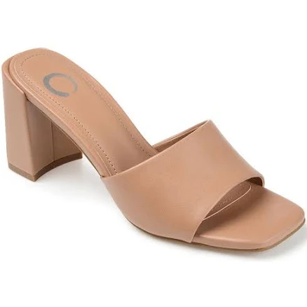 Journee Collection Women's Alisia Slide Tan 9.5