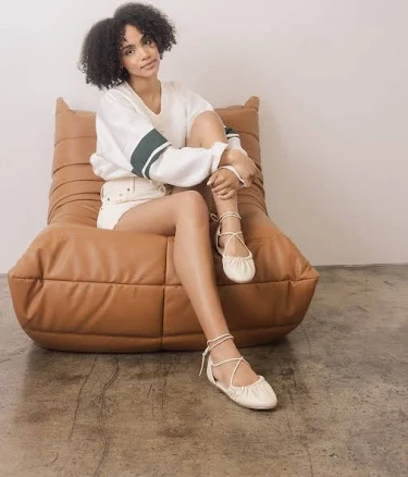The Laney Lace Up Ballet Flat