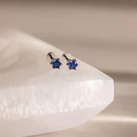 Caitlyn Minimalist Dainty Flatback Stud Earrings