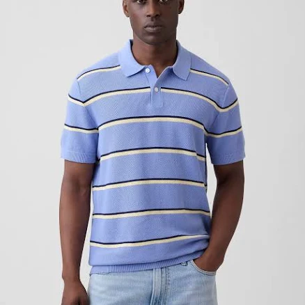 Gap Men's Crochet Polo Shirt