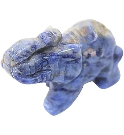 Earths Elements Crystal Elephant Sodalite