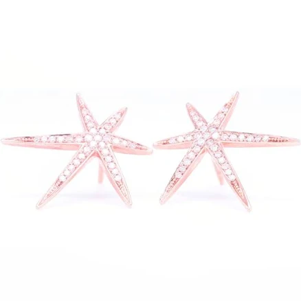 Abstract Star Studs