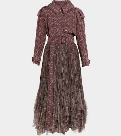 Burberry Women's Fitzrovia Baroque Fringe Trench Coat