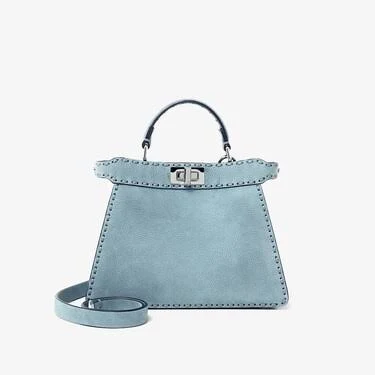 Fendi Mercury Blue Peekaboo Iseeu Small Handbag