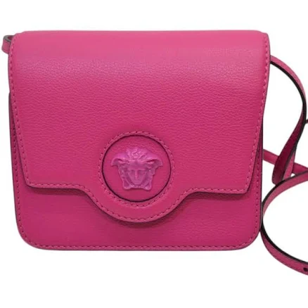 Versace Women's La Medusa Leather Crossbody Bag
